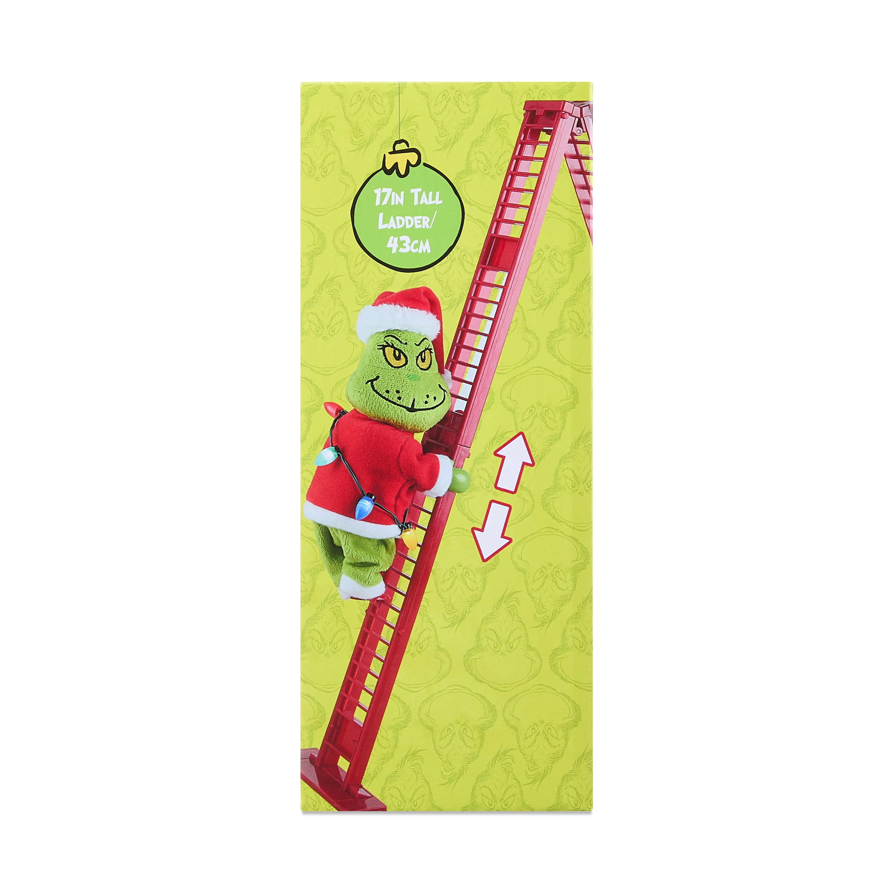 GRINCH 17" Animated Tabletop Climber Decoration