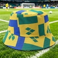 thumbnail image 2 of Daznico Chapeau Réversible avec Motif National pour le Soleil en Plein Air, 2 of 3