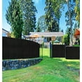 thumbnail image 5 of Privacy Screen Fence Netting Mesh Fabric Windscreen 6'x 15'Ft Green with Reinforced Grommets, 5 of 7