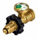 thumbnail image 4 of Adaptador de indicador de nivel de tanque de propano Conexiones de latón universales Convierte POL a QCC1 Tipo 1, 4 of 11