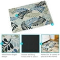 thumbnail image 4 of Sunnydaze Indoor Rubber and Polyester Decorative Kitchen Laundry Room Floor Mat Rug - 23" x 35" - Cool Tone Leaves, 4 of 5