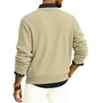 thumbnail image 4 of Hearthz Men Dress Sweater Lightweight Crew Neck Men Sweatshirt Knitted Pullover Casual Fashion Long Sleeve Beige Mens Sweaters and Pullovers Dressy, 4 of 7