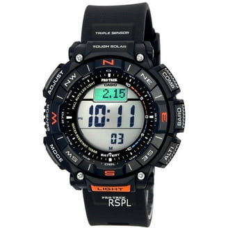 Casio Men's Pro Trek Solar Powered Triple Sensor watch - PRG240-3