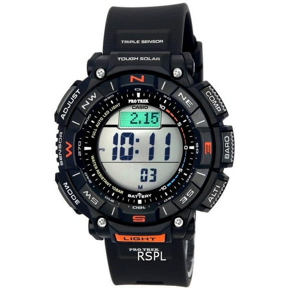 Casio Protrek Digital Solar Powered PRG-340-1 PRG340-1 100M Men's Watch