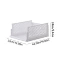 thumbnail image 3 of ZZkhGO Pull Out Cabinet Storage Shelf, Stackable Organizer Rack Saving Space, Countertop Shelf with Durable Plastic for Home Office Desk Wardrobe Shoe Cabinet, White, 3 of 6