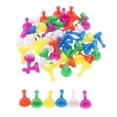 thumbnail image 2 of Multicolores Damas Ajedrez de Pstica Juego de ajedrez de Viaje Accesorios Sunnimix Chequeras, 2 of 8