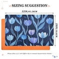 thumbnail image 2 of Door Mat 32x20 Inches Outdoor Doormats Bath Rugs Doormat Front Door Carpet Dust Cushion Porch Mat Living Room Mat Balcony Mat Kitchen Mat Blue Tulip1, 2 of 8