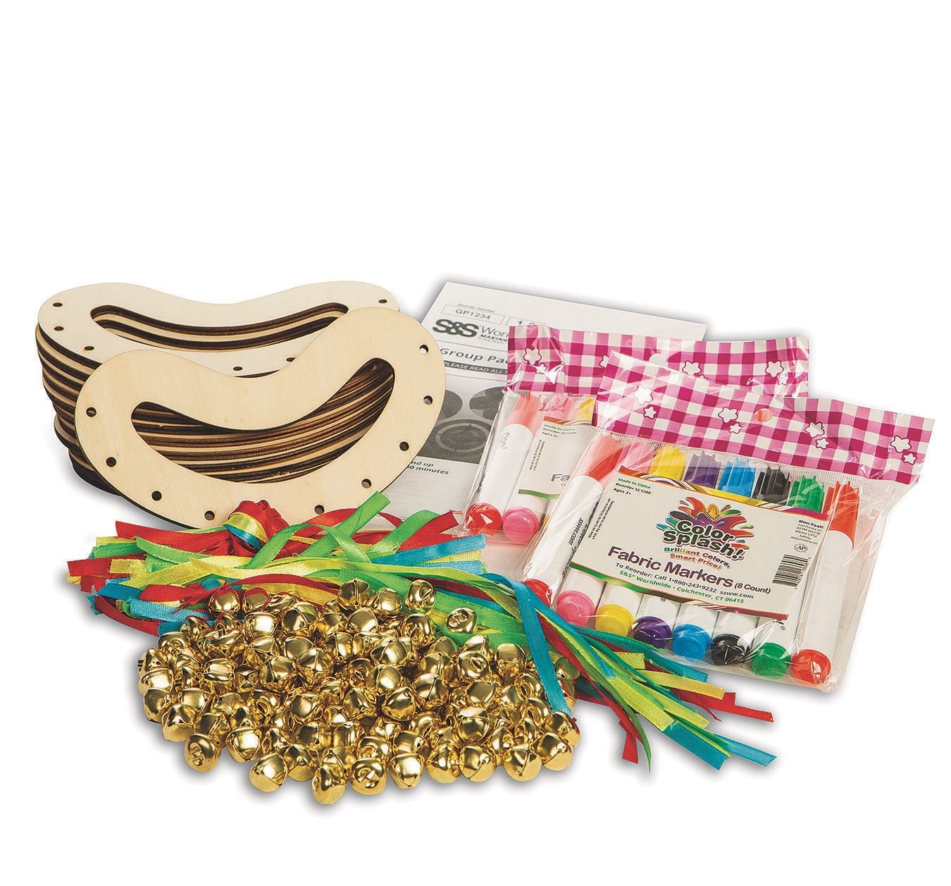 Bell Tambourine Craft Kit (Pack of 12)