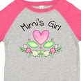 thumbnail image 4 of Inktastic Mimi's Girl Heart Flowers Girls Toddler T-Shirt, 4 of 5