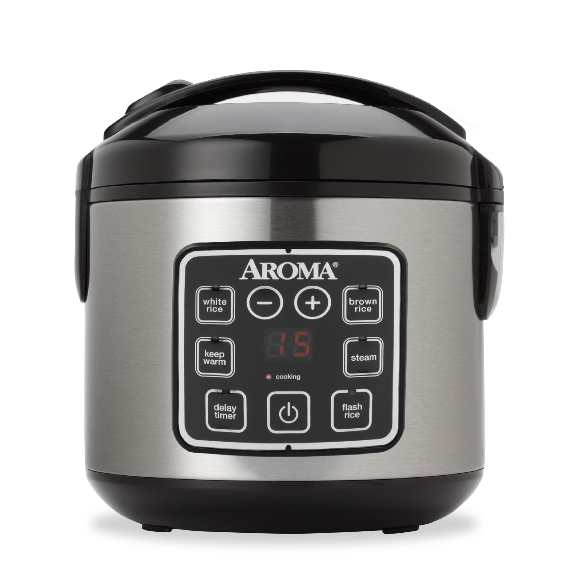 Aroma 8-Cup Programmable Rice & Grain Cooker, Steamer - Walmart.com