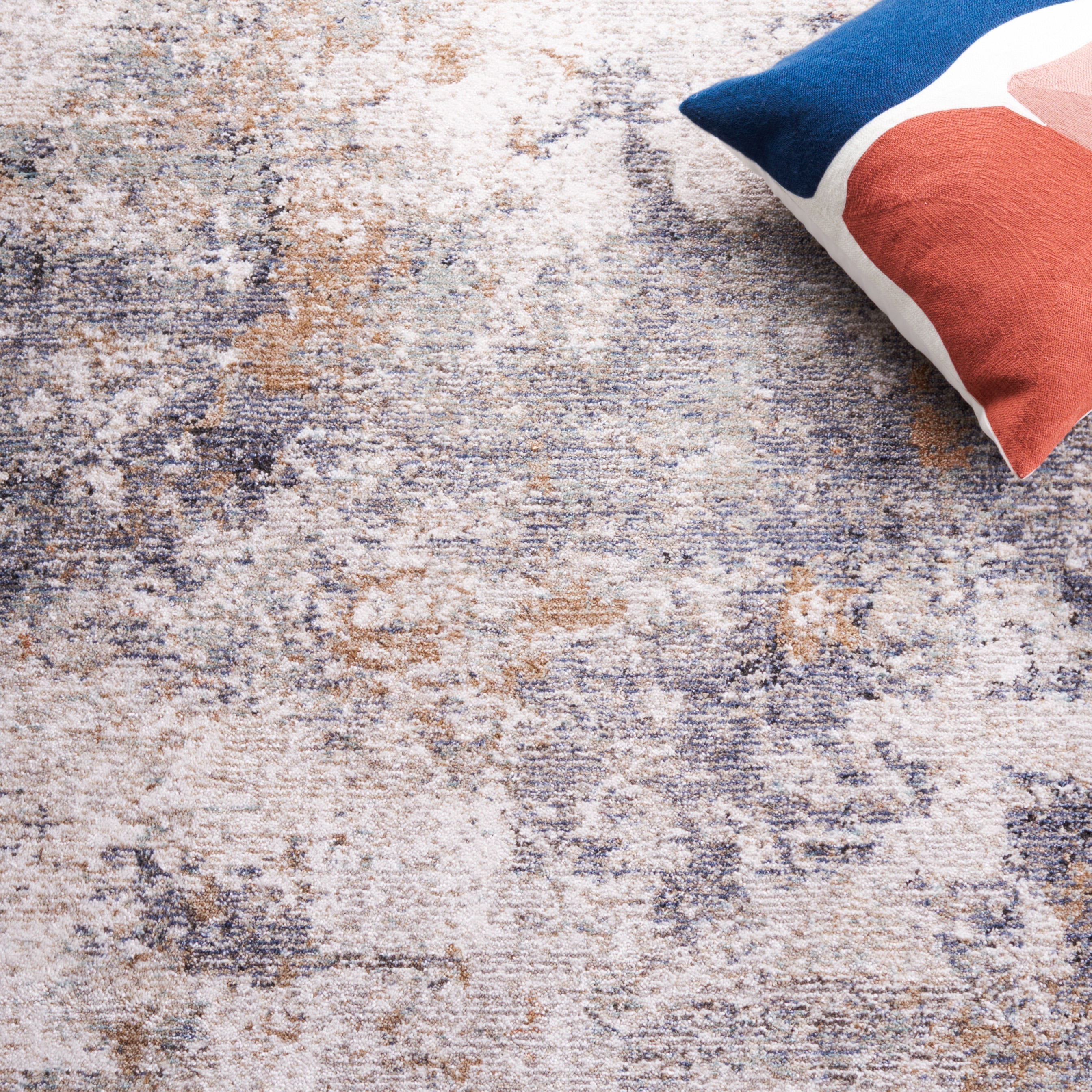 SAFAVIEH Jasmine Alexanndria Abstract Area Rug, Grey/Taupe, 8' x 10'