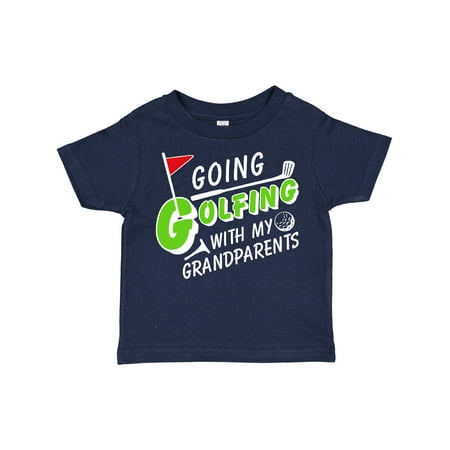 

Inktastic Going Golfing with my Grandparents- kids golf Boys or Girls Toddler T-Shirt