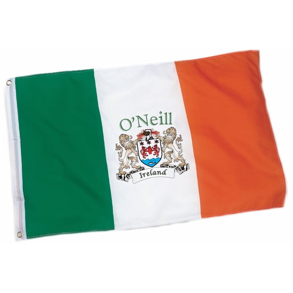 O'Neill Irish Coat of Arms Heavy Duty Outdoor Ireland Flag - 2'x3'