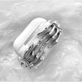 thumbnail image 4 of Creative Chrome Silver Liquid Silicone Case for AirPods Pro 2 & AirPods 3, Protective Cover ForApple Wireless Earphones, 4 of 5