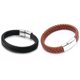 thumbnail image 3 of Pulsera de cuero PU Brillar duradera y elegante color negro 19 cm, 3 of 4