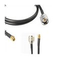 thumbnail image 4 of Cable RG58 UHF SO239 hembra a conector SMA macho, cable de extensión recto coaxial RF, 50 cm, 4 of 6