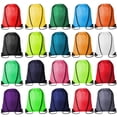 thumbnail image 1 of Mochilas con cordón Kuhome, bolsa de cadena a granel, 20 piezas (20 colores), 1 of 7