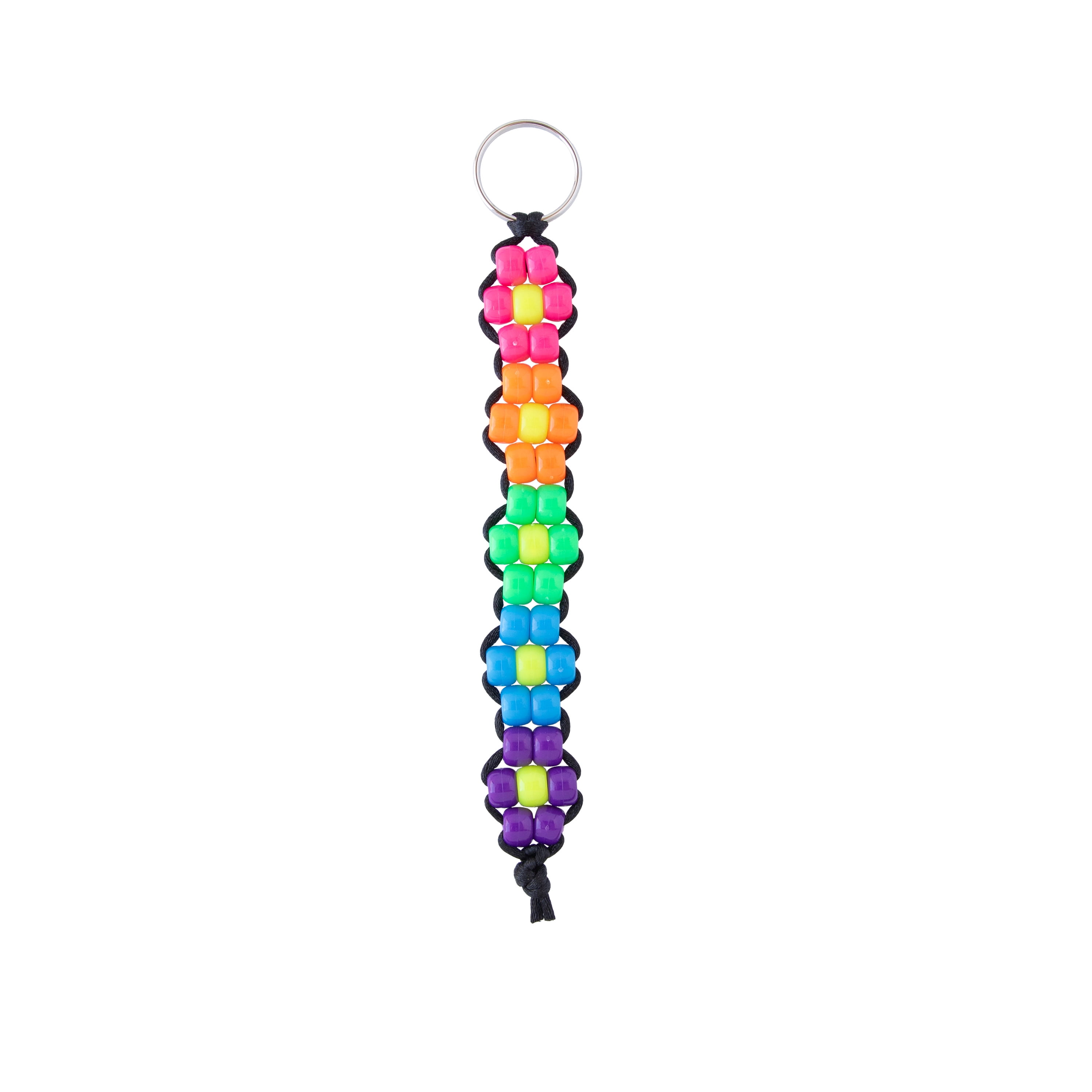 Hello Hobby Neon Pony Bead Multi 500 Plastic Beads