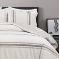 thumbnail image 2 of Lush Decor Farmhouse Stripe Duvet Cover - Black - Twin-XL, 2 of 11