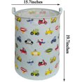 thumbnail image 2 of KUNRO 2-Pack Large Laundry Basket,Waterproof Laundry Hamper Collapsible Clothes Hamper with Handles for Kids Clothes Toys Dorm and Family(Round 63L), 2 of 5