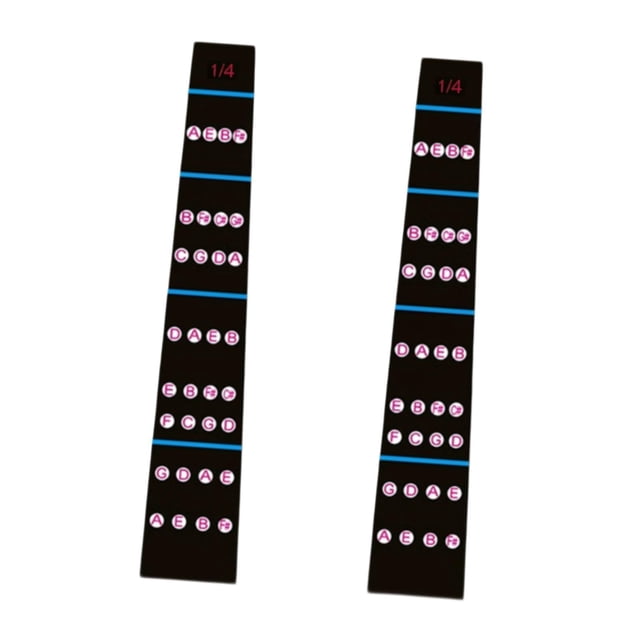 BELOVING 2 Pieces Finger Guide Stickers Note Labels for Beginner Scale Learning Adult Style D