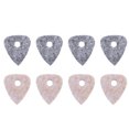 thumbnail image 1 of EeaseCA 8pcs Felt Ukulele Plectrum Ukulele Picks Ukulele Accessory (Beige, Gray), 1 of 8