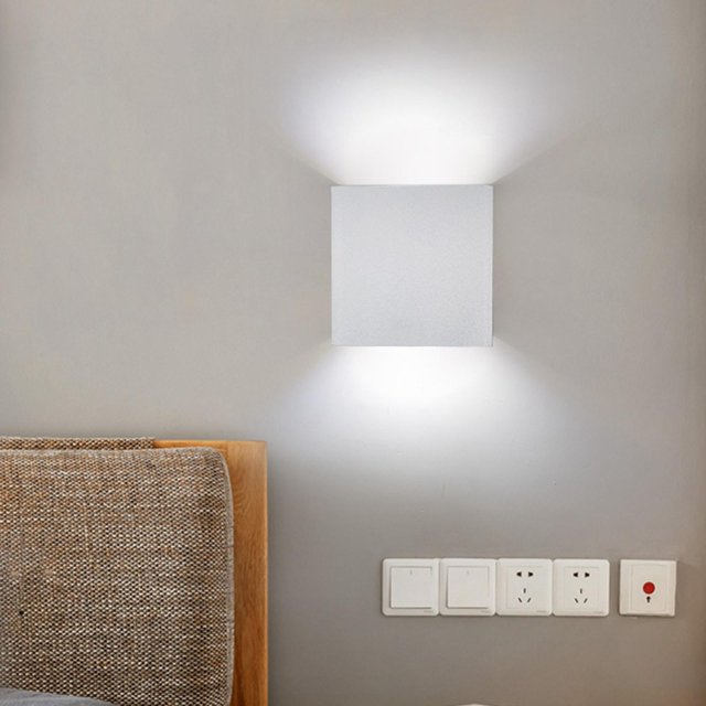 Lámpara de pared LED 6W Perfecl Aluminio Tipo D