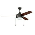 thumbnail image 5 of Craftmade Pha524 Phaze 4 52" 4 Blade Led Indoor Ceiling Fan - Brown, 5 of 5