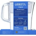 thumbnail image 4 of Brita Small 6 Cup Bright White Denali Water Filter Pitcher with 1 Brita Standard Filter, 4 of 13