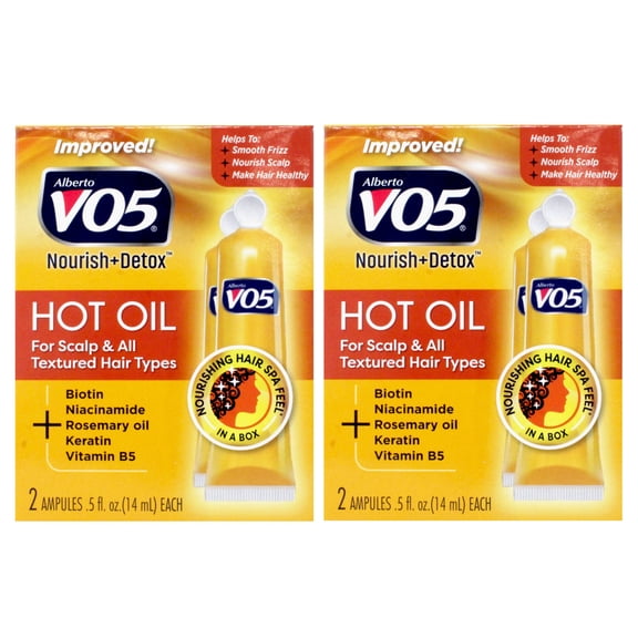 Vo5 Hot Oil Therapy Treatment 2 Count 0.5 Ounce 14ml 2 Pack