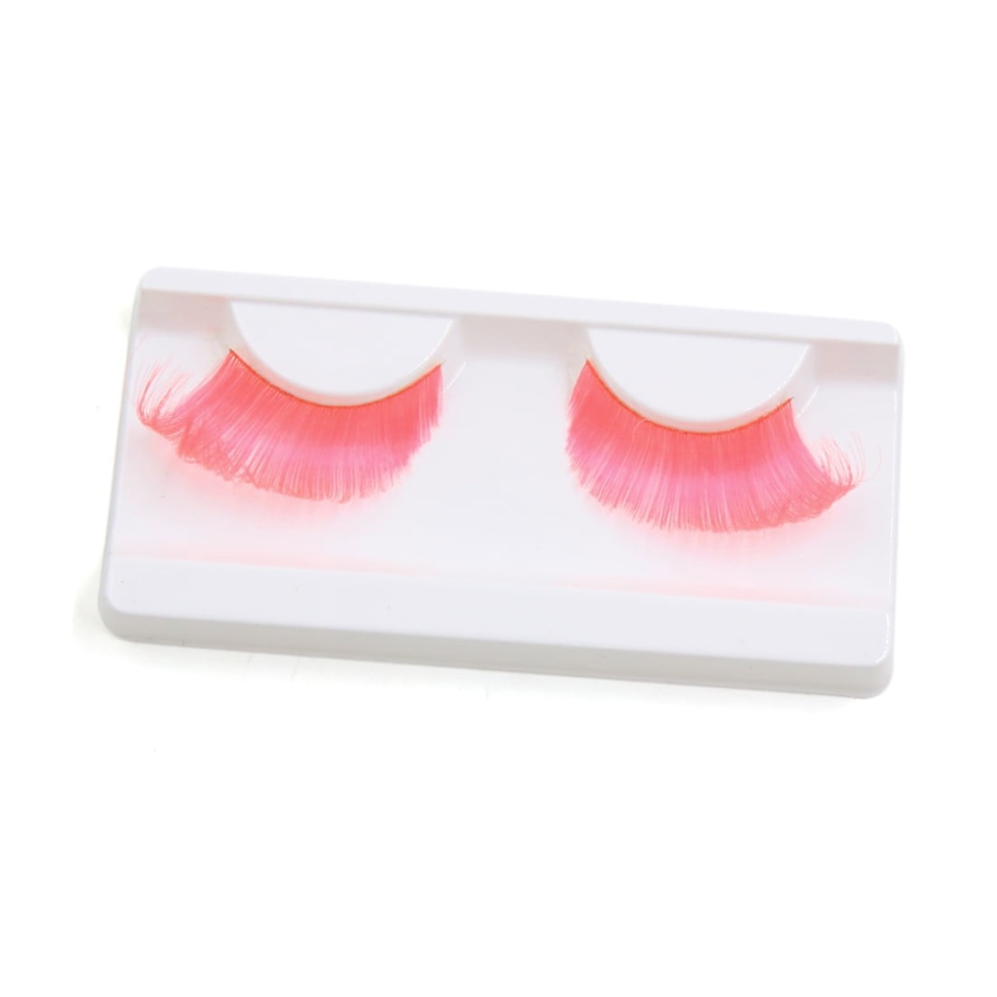 pink false eyelashes