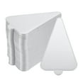 thumbnail image 1 of Uxcell 200pcs Mini Cake Boards, Mousse Cake Cardboards Triangle Cake Base (Silver Tone), 1 of 1