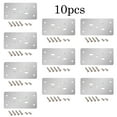 thumbnail image 3 of Goodhd Cabinet Hinge Repair Plate Hinge Side Plate Repair Tool Kit With Mounting Screws, 3 of 5