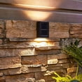 thumbnail image 4 of Fnyoxu Solar Wall Light Up and Down Glow Wall Light Outdoor Garden Lamp Waterproof(3.9*3*1.2inch), 4 of 9
