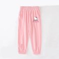 thumbnail image 5 of Sanrio Hellokittys Cinnamoroll Kuromi Anime Kawaii niños pantalones de algodón puro niñas pantalones casuales lindos finos bebés pantalones para correr en pista, 5 of 5