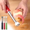 thumbnail image 1 of Telescopic Fruit Corer and Peeler for Apples Pears Strawberries - Stainless Steel Multi-Function Kitchen Tool, 1 of 2