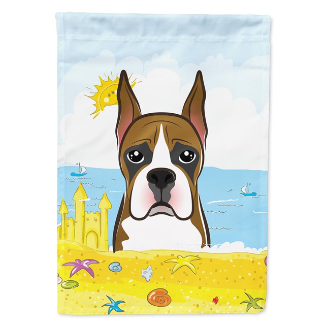 Caroline's Treasures BB2091GF Bóxer Bandera de jardín de playa de verano, pequeña, multicolor Caroline's Treasures BB2091GF
