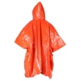 thumbnail image 3 of Imperméable d'Urgence Ultraléger PE avec Film Réfléchissant - Poncho Orange & Argent 39.8x48.8 Po, Abri Léger 85g pour Camping, Exploration & Catastrophes, Isolation Thermique pour Chaleur/refroidissement, 3 of 7
