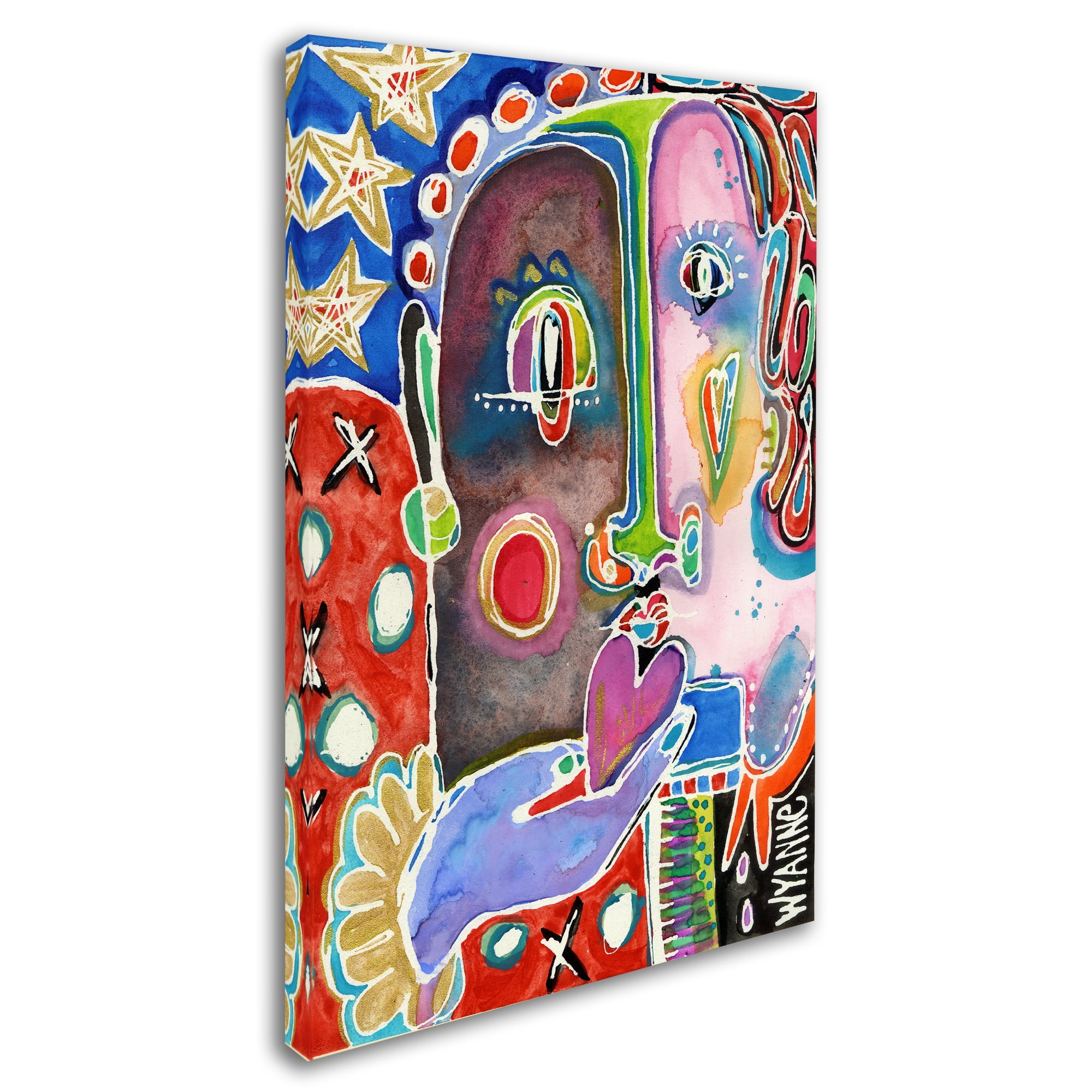 Trademark Fine Art 'The One Love' Canvas Art by Wyanne