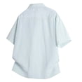 thumbnail image 7 of Ashirexll Mens Shirts Casual, Mens Button up Shirts Short Sleeve, Casual Versatile Striped Tops Summer Shirts with Pockets Button Up Shirts, 7 of 7
