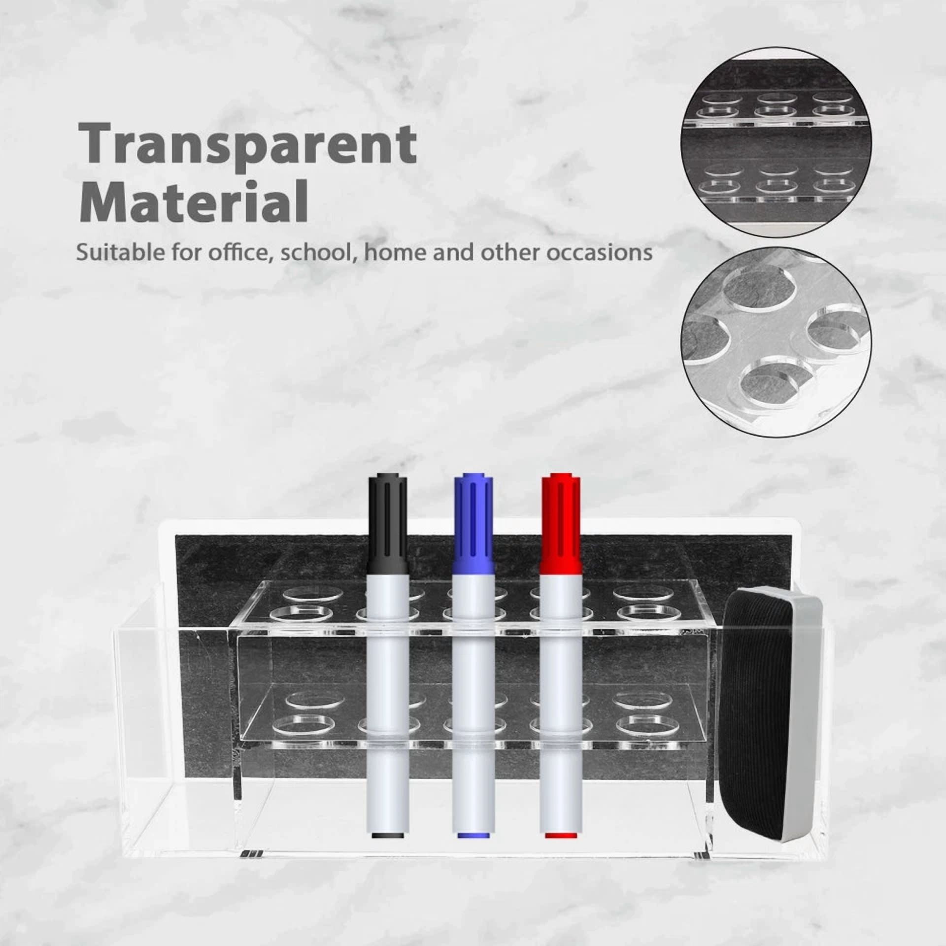 Magnetic Pen Holder Office Man Makeup Brush Organizer Marker For School