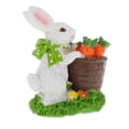 thumbnail image 3 of Bunny With Easter Basket Filled With Carrots Tabletop Figurine 3 Inches Tall, 3 of 5