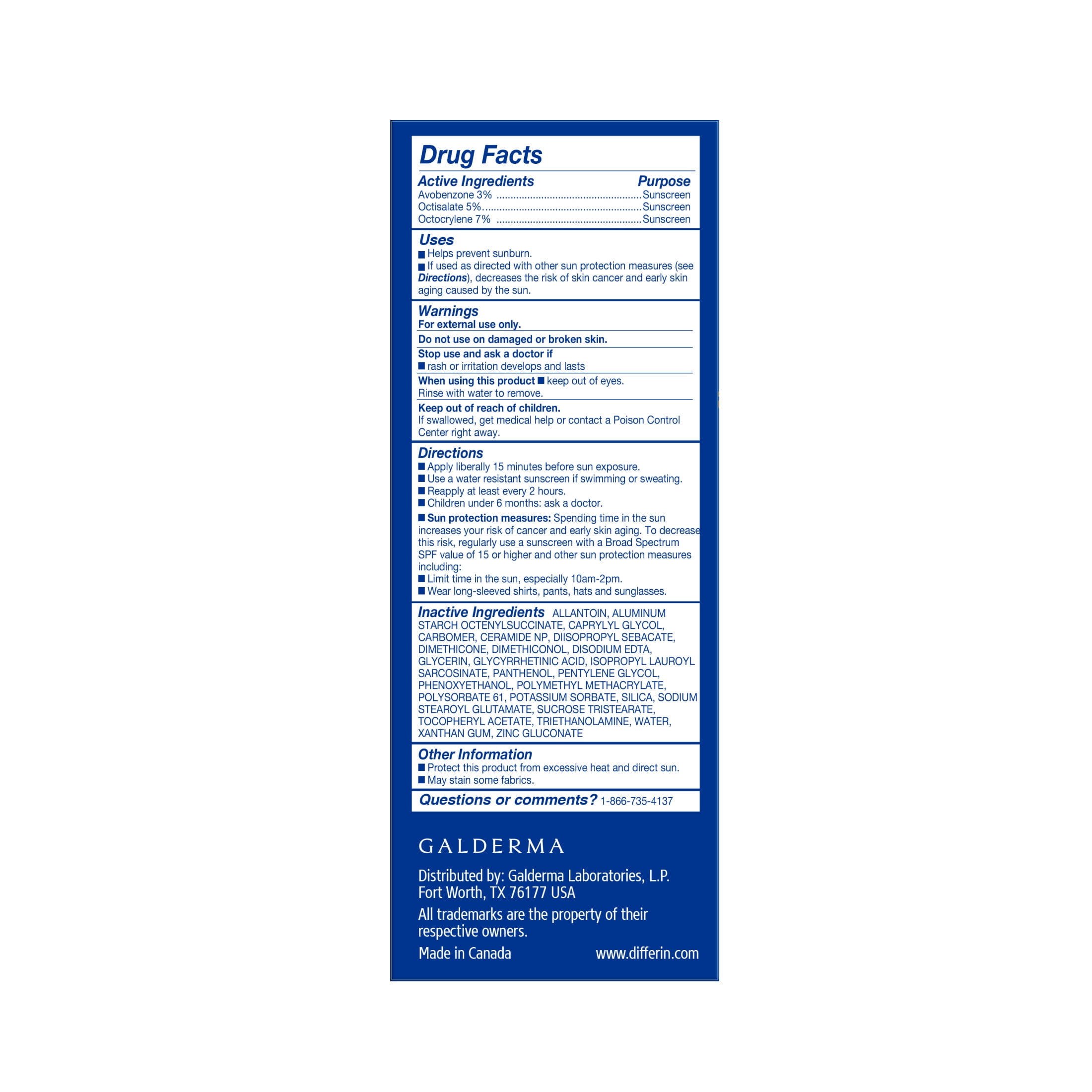 Differin Oil Absorbing Moisturizer with SPF30, Facial Moisturizer with Sun Protection, 4oz
