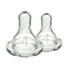 Dr. Brown's Natural Flow Level 4 Narrow Baby Bottle Silicone Nipple, Fast Flow, 9m+, 100% Silicone Bottle Nipple, 2 Pack