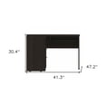 thumbnail image 5 of Thorpe Black L Shaped Computer Desk, 5 of 5