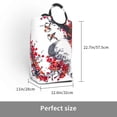 thumbnail image 3 of LNWH Plum Flower Tree Ink Style Pattern Laundry Basket, 50L Large Capacity Foldable Laundry Hamper, 3 of 6