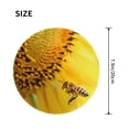 thumbnail image 3 of Disketp Honey Bee Pollinating Sunflower Small Mouse Pad 7.9x7.9 Inches,Washable Round Mousepad For Office Laptop Computer,Non-Slip Rubber Base Mouse Pads For Wireless Mouse, 3 of 9