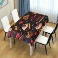 thumbnail image 4 of Yayeee Tablecloths 60" x 60" Rectangle Wrinkle Resistant Party Table Cover, Chocolate Cakes, 4 of 8