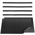 thumbnail image 2 of 8 Piezas de Estante de Horno Negro Protector de Estante de Silicona + 4 Piezas de Revestimiento Antiadherente para Horno para Mantener el Horno Limpio y Protegido, 2 of 5