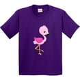 thumbnail image 3 of Inktastic Cute Pink Baby Flamingo Youth T-Shirt, 3 of 5